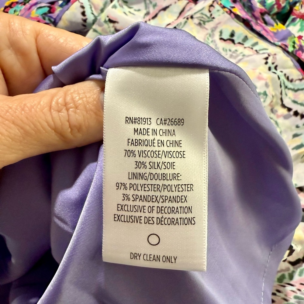 NWT Robert Graham Gracie Paisley Viscose Silk Halter Mini Dress Sz XL Date Party - Picture 14 of 14